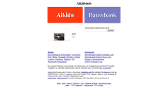 Desktop Screenshot of aikidoinfo.de